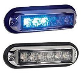 ΦΑΝΑΡΙ LED STROBE ΝΙΚΕΛ ΚΙΤΡΙΝΟ 10-30V