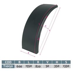 ΦΤΕΡΟ ΤΡΑΚΤΕΡ ΜΙΣΟ 600Χ1550Χ1330