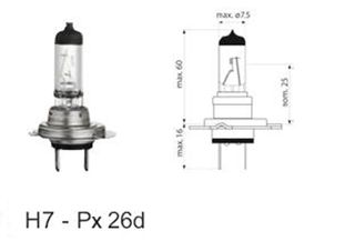 ΛΑΜΠΑ ΙΩΔΙΟΥ Η7 24V-70W