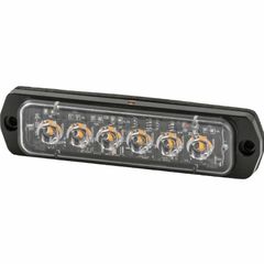 ΦΑΝΑΡΙ LED STROBE ΚΙΤΡΙΝΟ 6X3-18W 10-30V