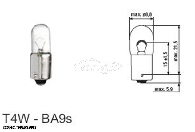 ΛΑΜΠΑ ΕΛΙΑ 24V 4W