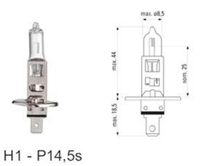 ΛΑΜΠΑ ΙΩΔΙΟΥ Η1 12V-55W