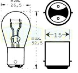 ΛΑΜΠΑ ΔΙΠΟΛΙΚΗ 12V-21/5W BA15d