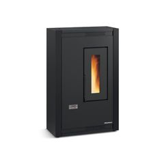 Σόμπα Pellet Αερόθερμη La Nordica Luisella 4.4kW - Μαύρo - Μαύρο
