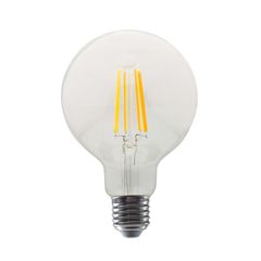 Λάμπα led Globe G95 E27 ισχύος 10W 230V ντιμαριζόμενη 4000k ενδιάμεσο λευκό φως 1260lm με διάφανο κάλυμμα