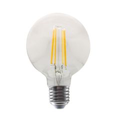 Λάμπα led filament globe G80 Ε27 10W 230V 2700k θερμό λευκό φως 1220lumen δέσμης 360°
