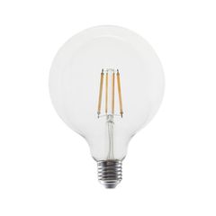 Λάμπα led filament globe E27 G125 10W 230V AC 4000k ενδιάμεσο λευκό φως 1260lm δέσμης 360°
