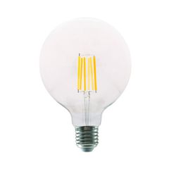 Λάμπα led filament globe E27 G125 12W 230V AC 4000k ενδιάμεσο λευκό φως 1600lm δέσμης 360°