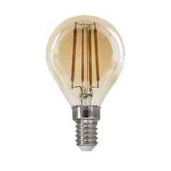 Λάμπα led σφαιρική Ε14 5W ντιμαριζόμενη G45 με μελί κάλυμμα 2700k θερμό λευκό φως 620lm & δέσμη 360°