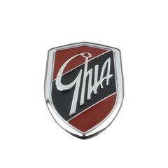 Ghia Αυτοκόλλητο Μεταλλικό Σήμα 