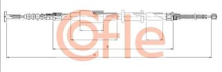 COFLE Ντίζα, φρένο ακινητοποίησης για FIAT Brava (182) - Bravo I (182)