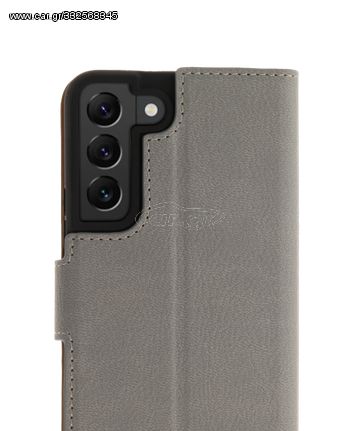 Promiz (PZ-10369) Wallet Case - Samsung Galaxy S22 Light Grey