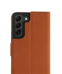 Promiz (PZ-10370) Wallet Case - Samsung Galaxy S22 Brown