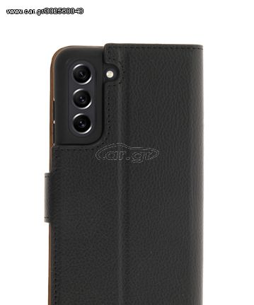 Promiz (PZ-10376) Wallet Case - Black, Samsung Galaxy S21 FE