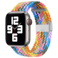 Strap Fabric Watch Band 7/6 / SE / 5/4/3/2 (45mm / 44mm / 42mm) Braided Fabric Watch Bracelet Multicolor (3)