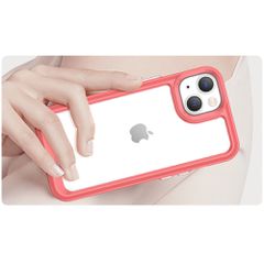 Outer Space Case iPhone 14 hard cover with a gel frame red-thumb-3