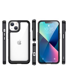 Outer Space Case iPhone 14 Plus hard cover with a gel frame black-thumb-1