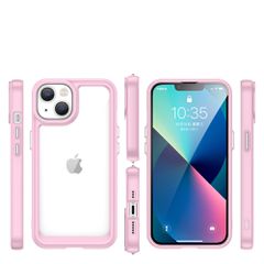 Outer Space Case iPhone 14 Plus hard cover with a gel frame pink-thumb-1