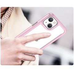Outer Space Case iPhone 14 Plus hard cover with a gel frame pink-thumb-4