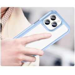 Outer Space Case iPhone 14 Pro hard cover with a gel frame blue-thumb-4