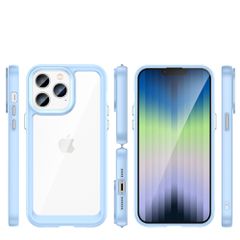 Outer Space Case iPhone 14 Pro hard cover with a gel frame blue-thumb-1