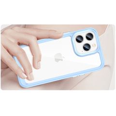 Outer Space Case iPhone 14 Pro hard cover with a gel frame blue-thumb-3