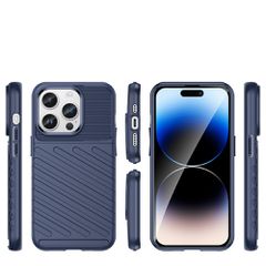Thunder Case iPhone 14 Pro Max blue armored case-thumb-1