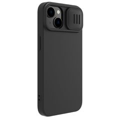Nillkin CamShield Silky Silicone Case iPhone 14 Plus Case with Camera Protector Black-thumb-2