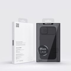 Nillkin CamShield Silky Silicone Case iPhone 14 Plus Case with Camera Protector Black-thumb-4