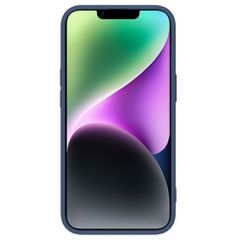 Nillkin CamShield Silky Silicone Case iPhone 14 Plus Case with Camera Protector Blue-thumb-1