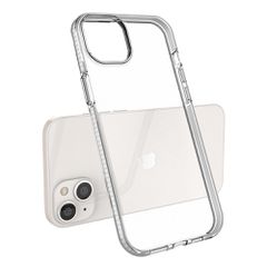Spring Case case for iPhone 14 Plus silicone case with a frame light pink-thumb-2