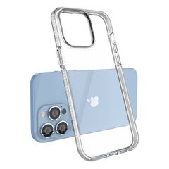 Spring Case for iPhone 14 Pro Max silicone cover with frame light blue-thumb-2