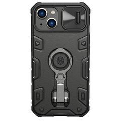 Nillkin CamShield Armor Pro Case iPhone 14 Plus case armored cover with camera cover ring stand black