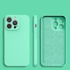 Silicone case iPhone 14 Plus silicone cover mint green-thumb-1