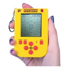 Pac-Man Mini Retro Handheld Video Game Keychain-thumb-1