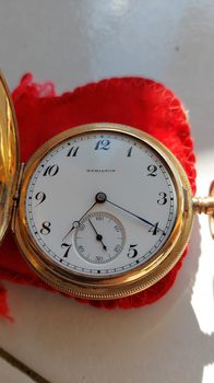 Ρολόι χρυσό HAMILTON 14K συλλεκτικό 