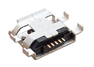 USB 2.0 Connector Mini USB, Flat, Silver - CON-U4030