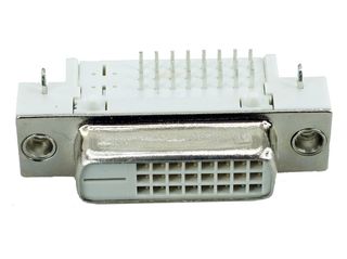 DVI Connector - DVI 25P, Nickel, White - CON-D001