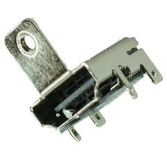 HDMI Connector A TYPE2, pins ίσια με κούμπωμα, βάση βιδώματος, Silver - CON-H005