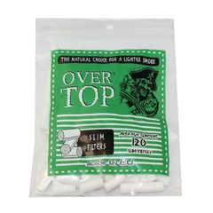 ΦΙΛΤΡΑ OVER TOP 6mm 120 ΤΕΜ ΣΕ ΣΑΚΟΥΛΑΚΙ