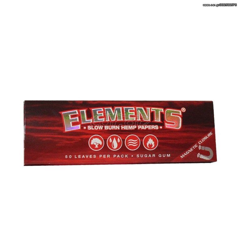 ΤΣΙΓΑΡΟΧΑΡΤΟ ELEMENTS RED 1, 1/4
