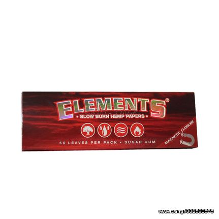 ΤΣΙΓΑΡΟΧΑΡΤΟ ELEMENTS RED 1, 1/4