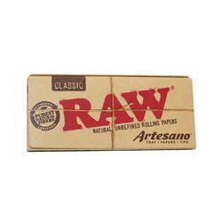 ΤΣΙΓΑΡΟΧΑΡΤΟ RAW CLASSIC KING SIZE SLIM + ΤΖΙΒΑΝΕΣ ARTESANO