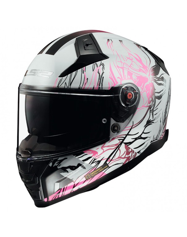 LS2 FF811 Vector II Darflo White/Pink