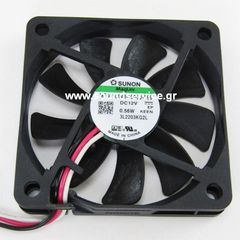 ΑΝΕΜΙΣΤΗΡΑΣ 12V DC 60x60x10mm 3-C-R 0.05A 0.56W 21m3/h 20dBA SUNON