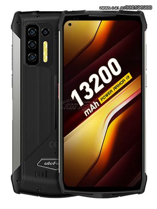 ULEFONE Smartphone Power Armor 13, IP68/IP69K, 6.81", 8/256GB, 13200mAh - ARMOR13-BK