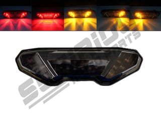 ΦΑΝΑΡΙ YAMAHA MT-09/MT-10/TRACER 700/900 LED ΦΙΜΕ ΜΕ ΕΝΣΩΜΑΤΩΜΕΝΑ ΦΛΑΣ