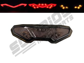 ΦΑΝΑΡΙ YAMAHA MT-09/MT-10/TRACER 700/900 LED ΦΙΜΕ ΜΕ ΕΝΣΩΜΑΤΩΜΕΝΑ ΦΛΑΣ