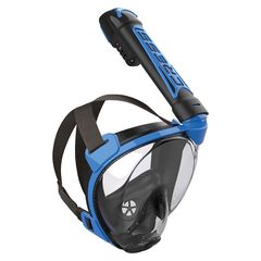 Cressi Duke Silicone Full Face Mask Black/Blue M/L