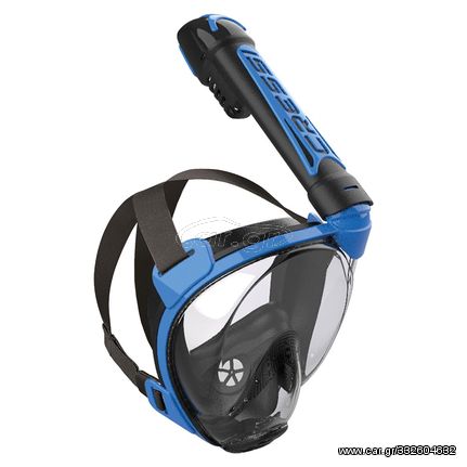 Cressi Duke Silicone Full Face Mask Black/Blue M/L